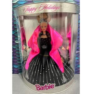 NWT 1998 Vintage (Box Error / Misprint ) Happy Holidays Special Edition Barbie